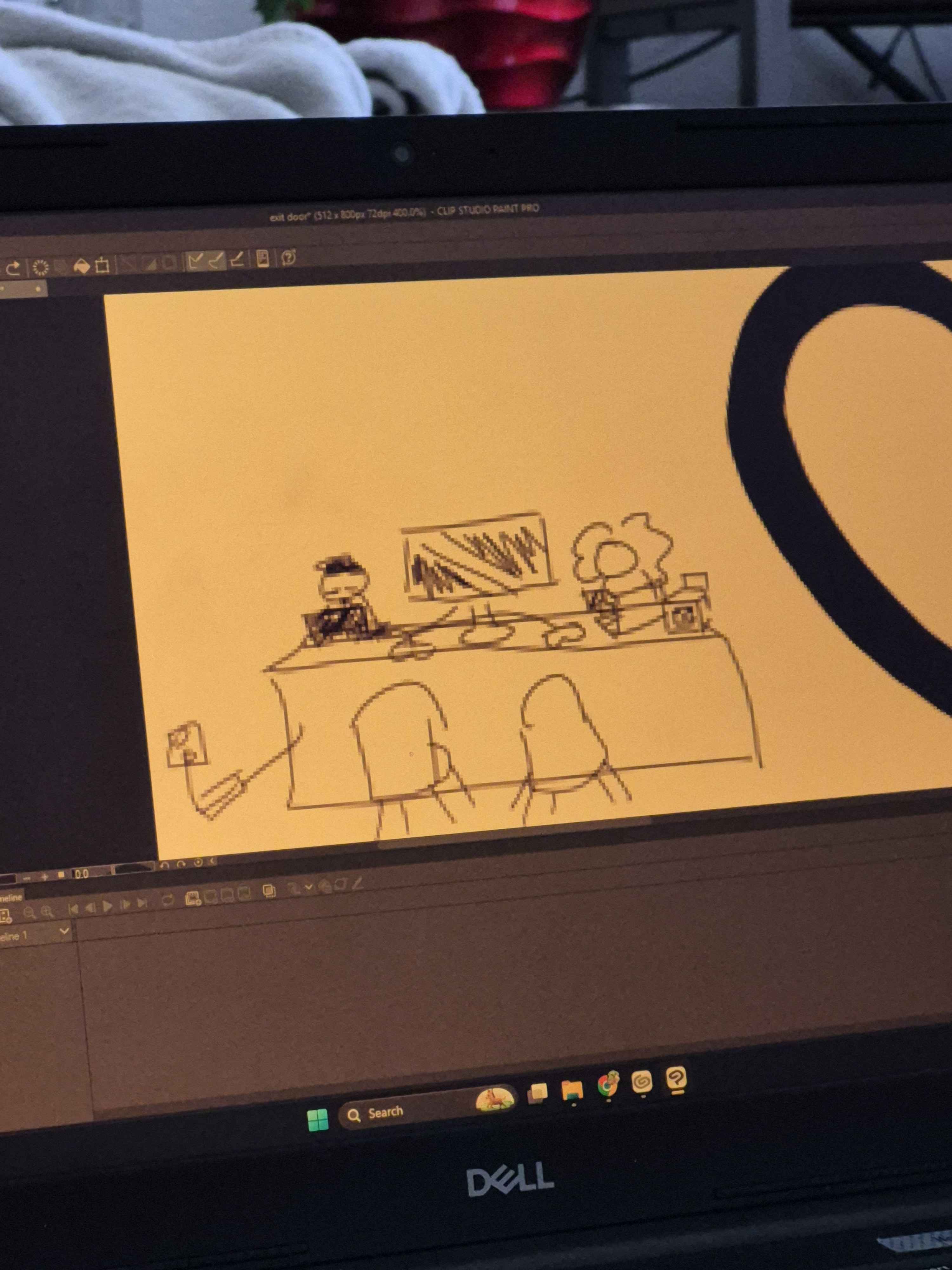Noodles drawing of us